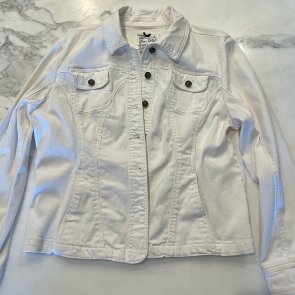 Live a Little Jackets & Blazers - White jean jacket by Live a Little.  EUC.